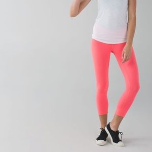 Lululemon Wonder Under 21’ reversible mid rise sz6